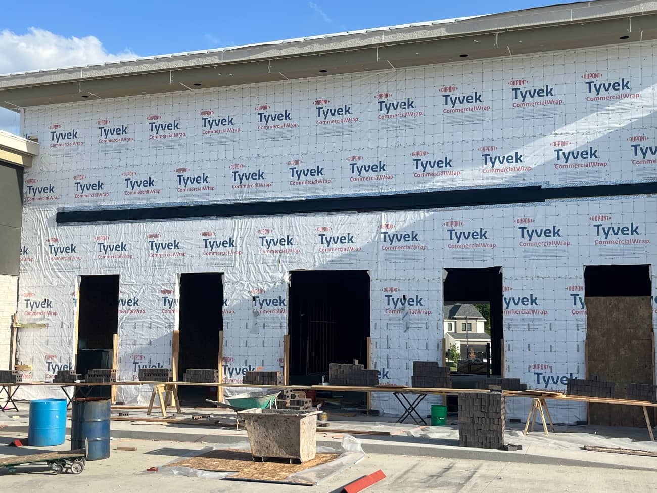 commercial building wrap