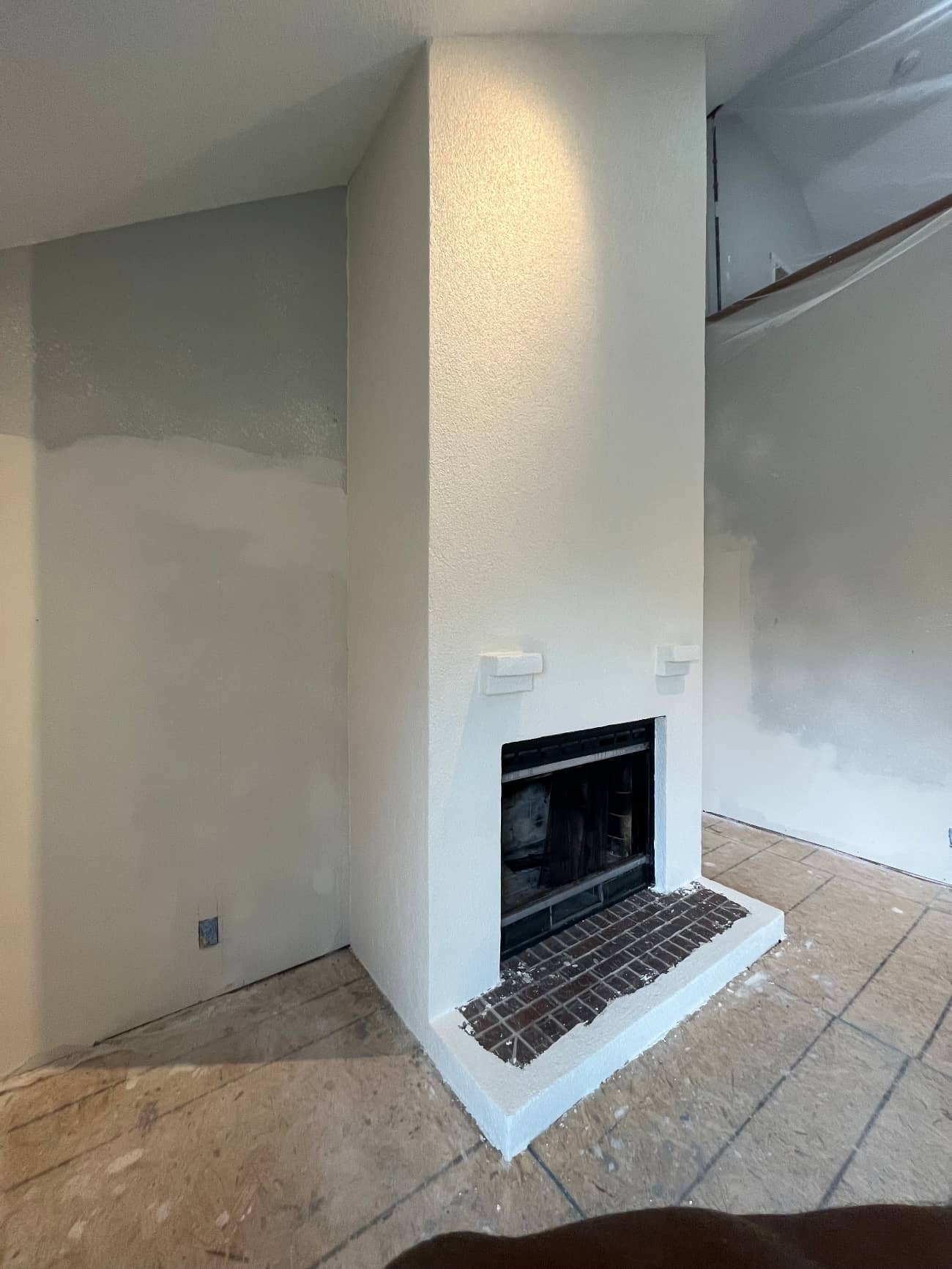 eifs fireplace