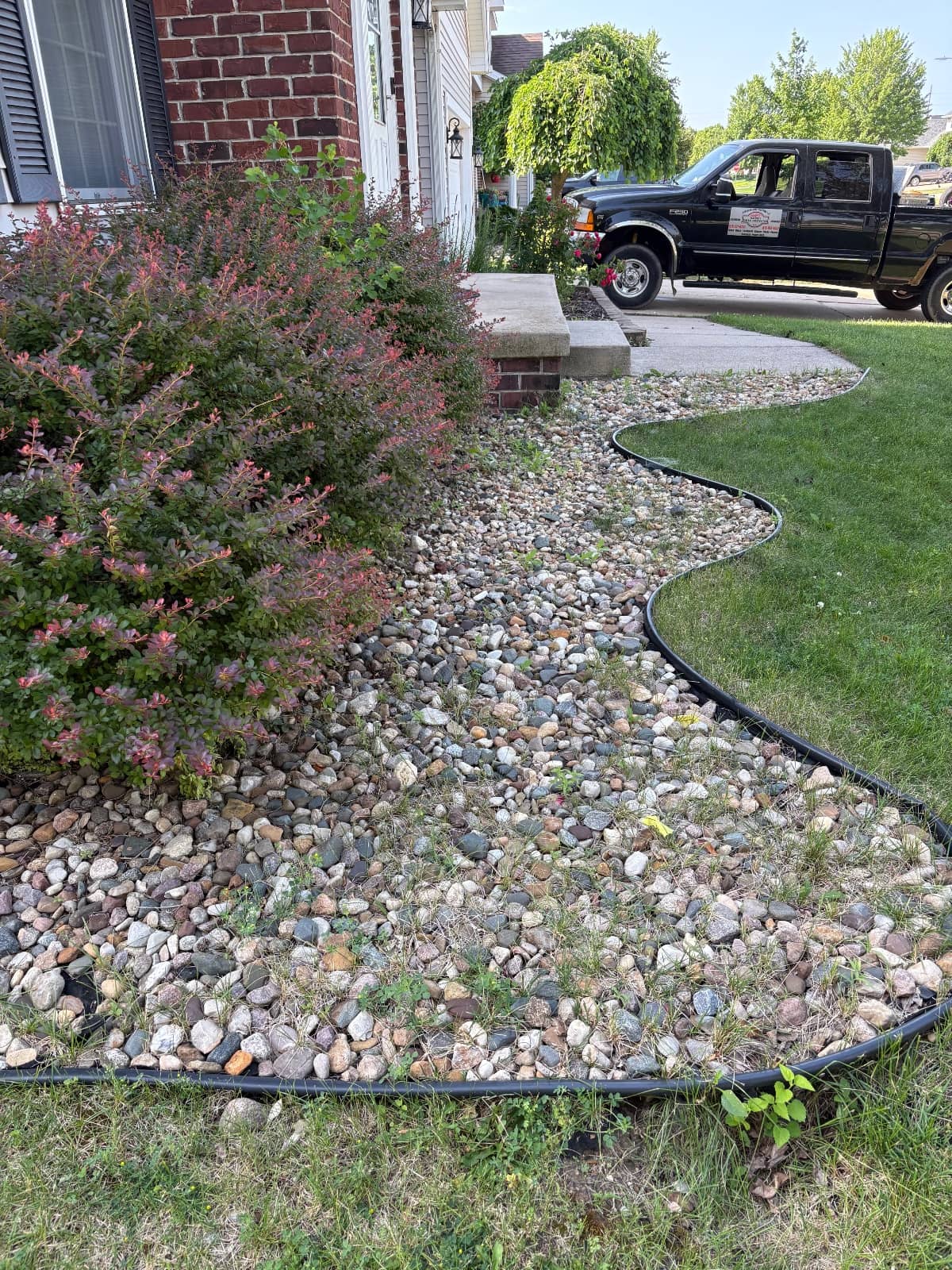 hardscaping river rock